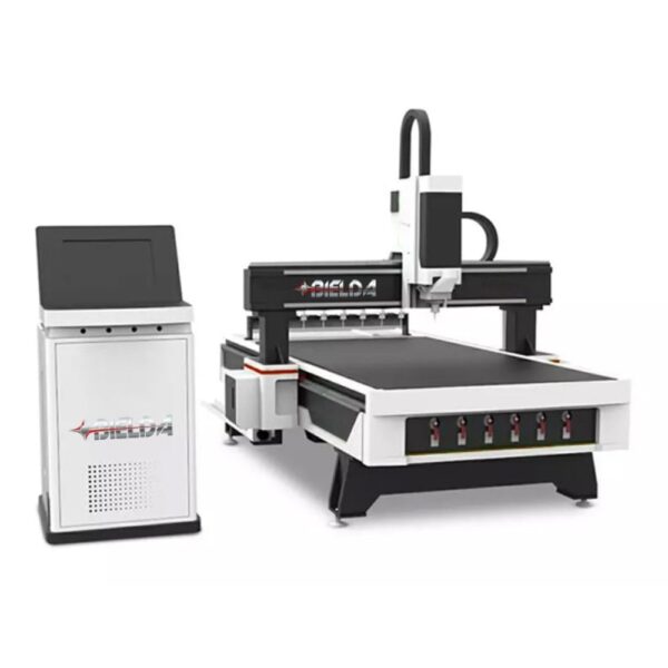 3 tengelyes CNC gép, 6-12 bit, 8/12 szerszámkészlet, automatikus szerszámcsere, vákuumasztal, BDA 1325 AT